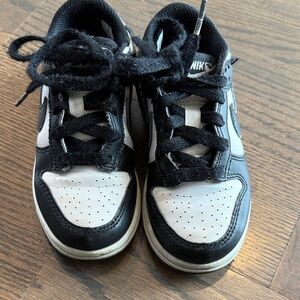 Nike Kids Dunks Panda Black and White Sneakers